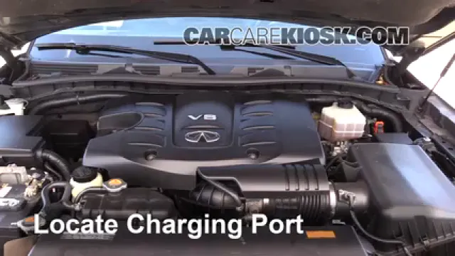 2011 Infiniti QX56 5.6L V8 Aire Acondicionado Agregar Freón